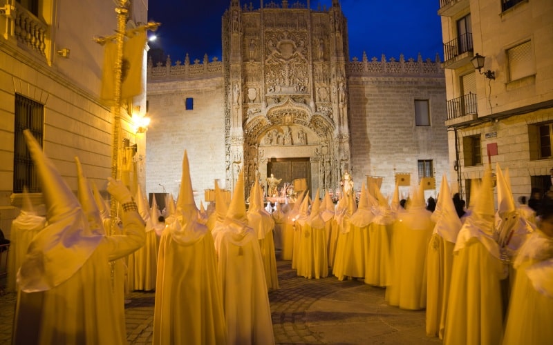 Tradicional procesión en Valladolid