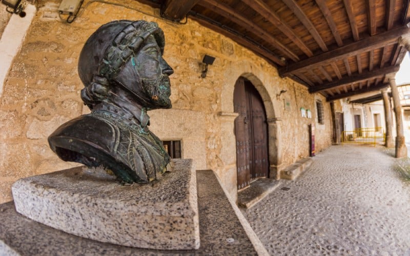 Busto de Carlos I de España y V de Alemania en Cuacos de Yuste