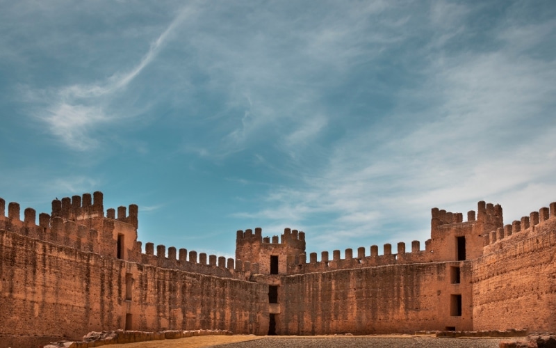 Interior del castillo Burgalimar