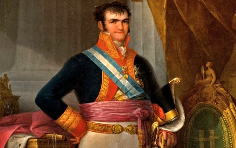 Retrato del rey Fernando VII de España