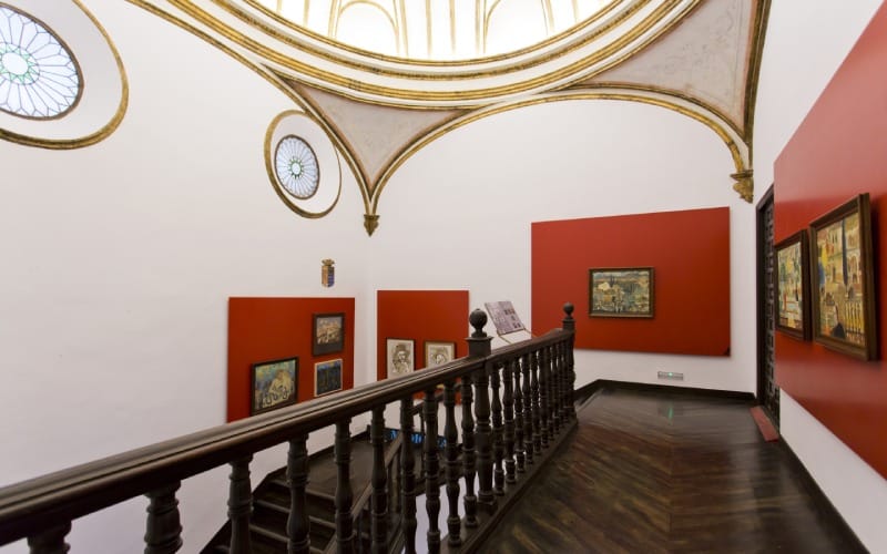 Escaleras y cúpula casa de los tiros