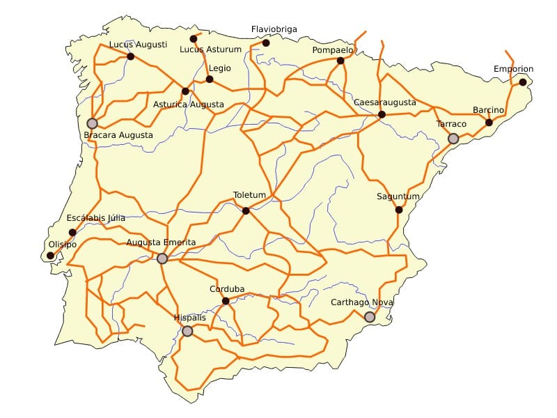 Mapa Hispania