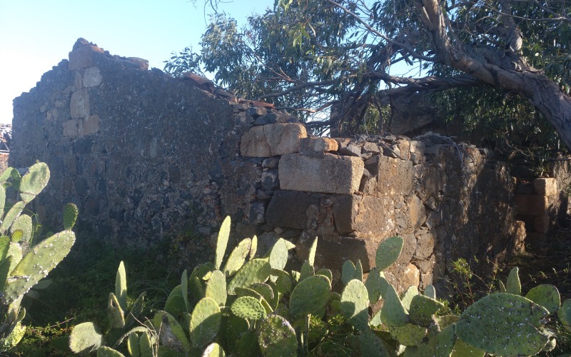 Ruinas de la casa de Amaro Pargo, uno de los más importantes piratas españoles