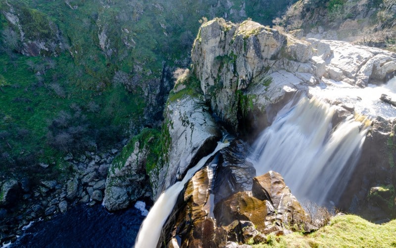 Imagen desde lo alto del Pozo de los Humos