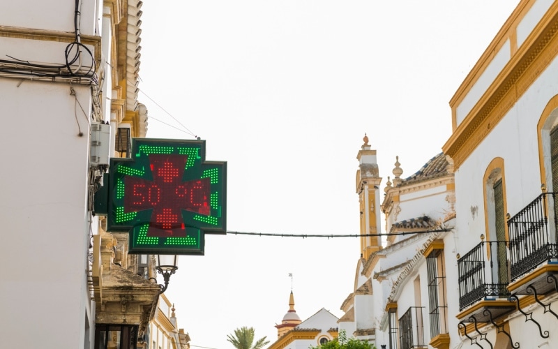 Temperaturas vistas en verano de 2022 en España