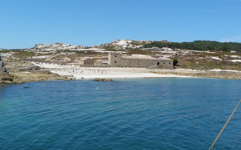 Antiguo pazo de la isla de Sálvora