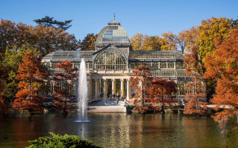 Palacio de Cristal en los Jardines del Retiro