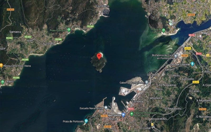La isla de Tambo se encuentra pixelada en Google