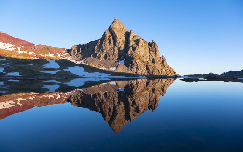 Amanecer en el pico Anayet.