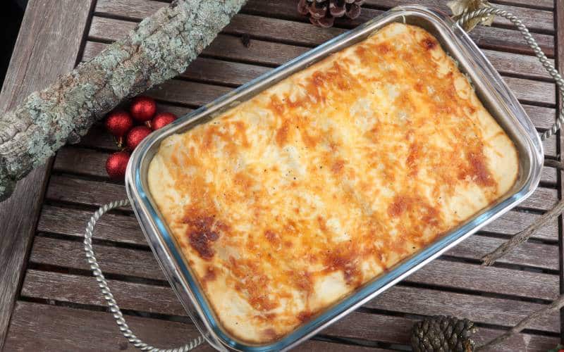 Bandeja de canelones
