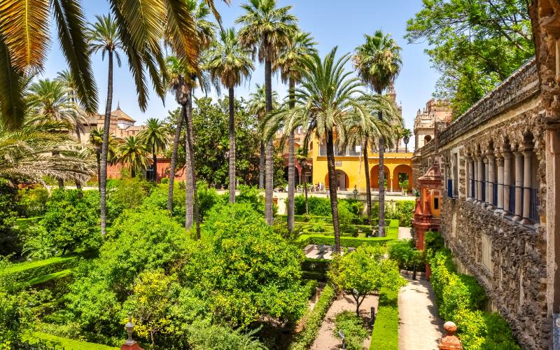 Jardines del Alcázar de Sevilla