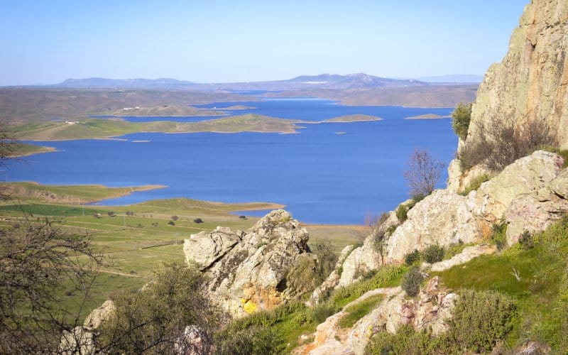 Embalse de La Serena, en Badajoz, el más grande de España