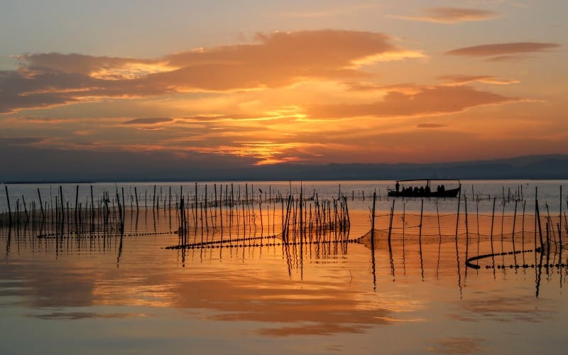 Atardecer en la Albufera