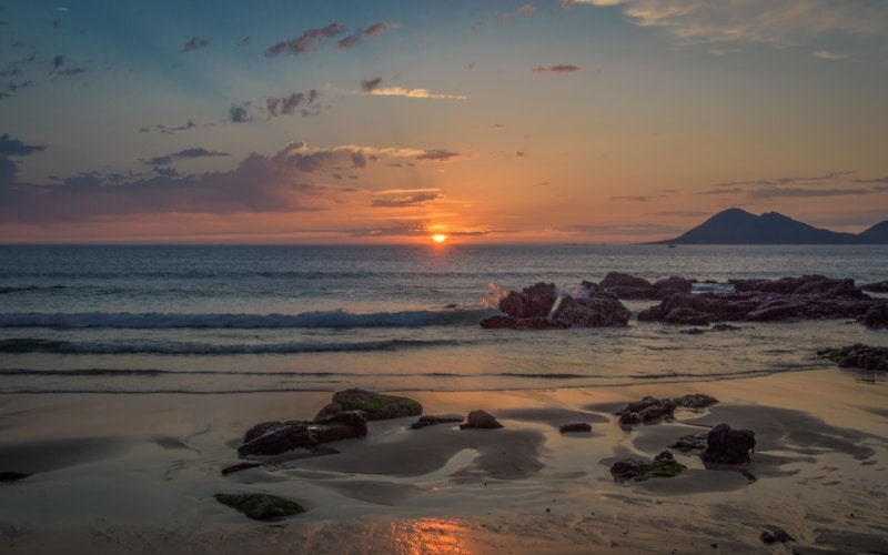 Porto do Son tiene algunos de los mejores atardeceres de Galicia