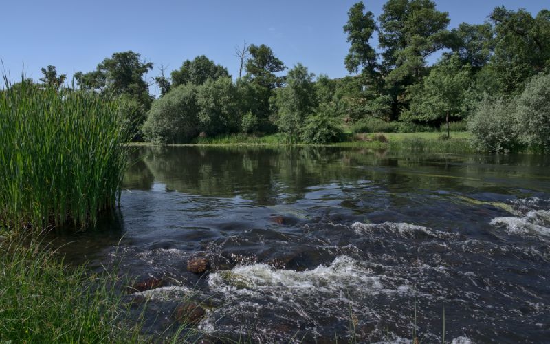 Río Águeda cerca de Siega Verde