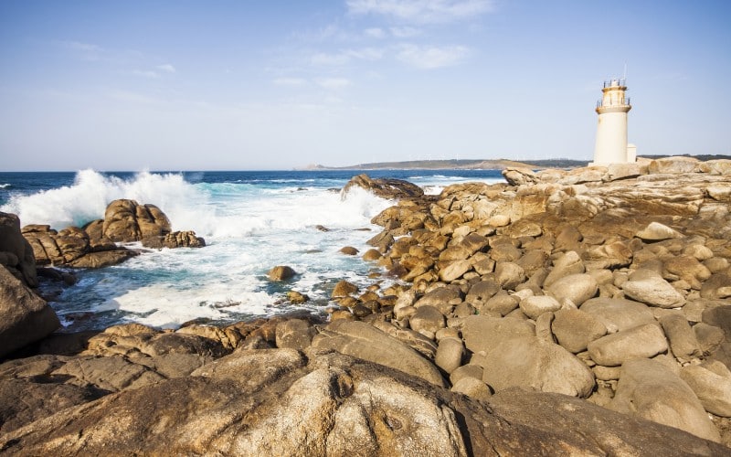 Mar embravecido en Muxía