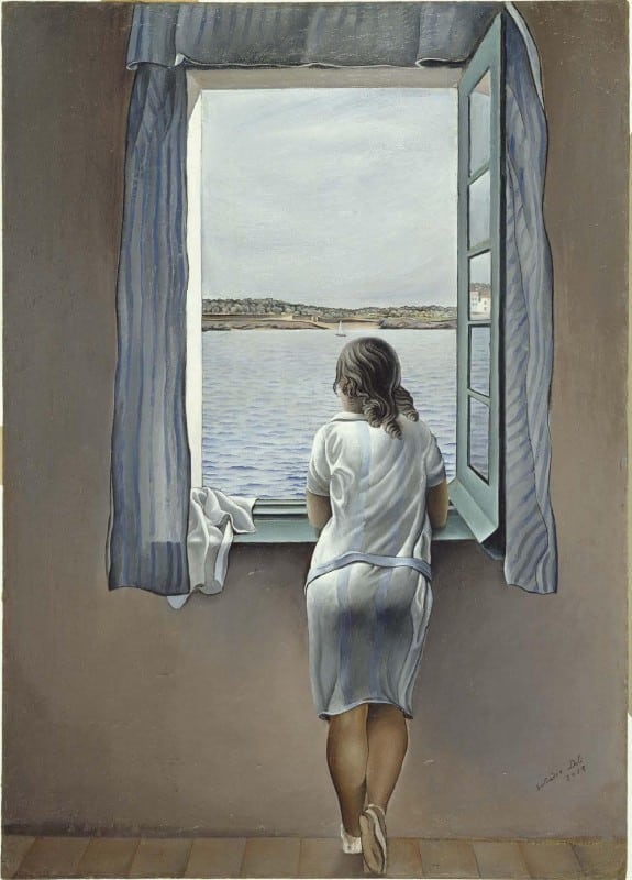 muchacha en la ventana