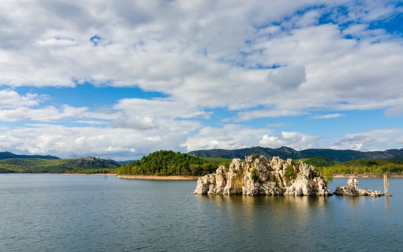 Paisaje de Puerto Peña en Talarrubias