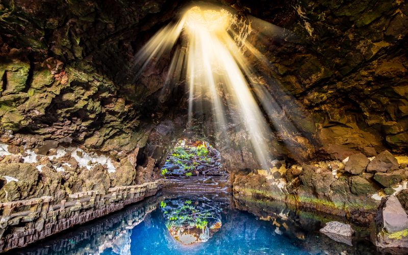 Los Jameos del Agua, otra consecuencia de la intensa actividad volcánica de Lanzarote