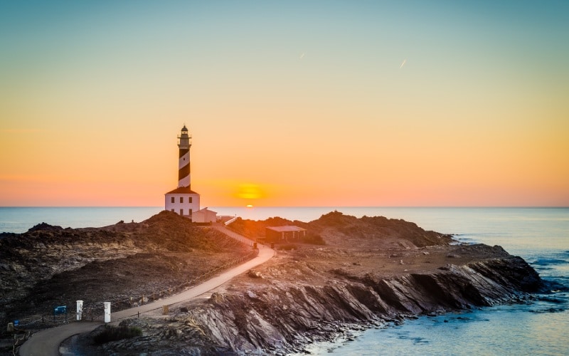 Faro Favaritx, faro que ver en menorca