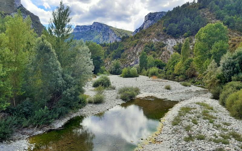 Paisaje de la Reserva Natural de Burgui