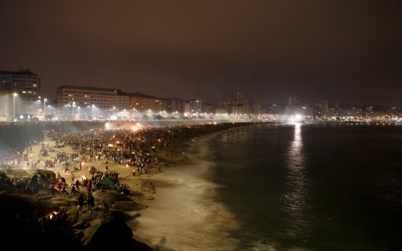 Hogueras San Juan A Coruña