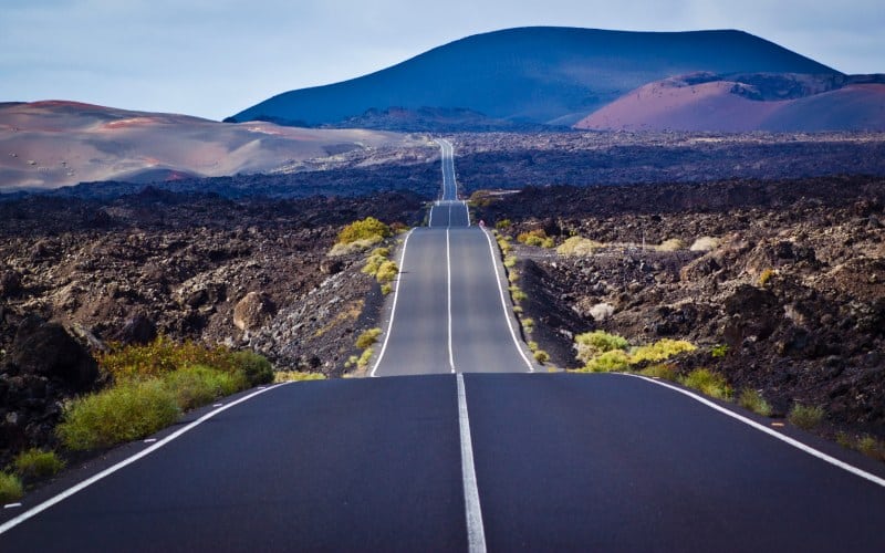 El increíble paisaje de otro planeta de Lanzarote
