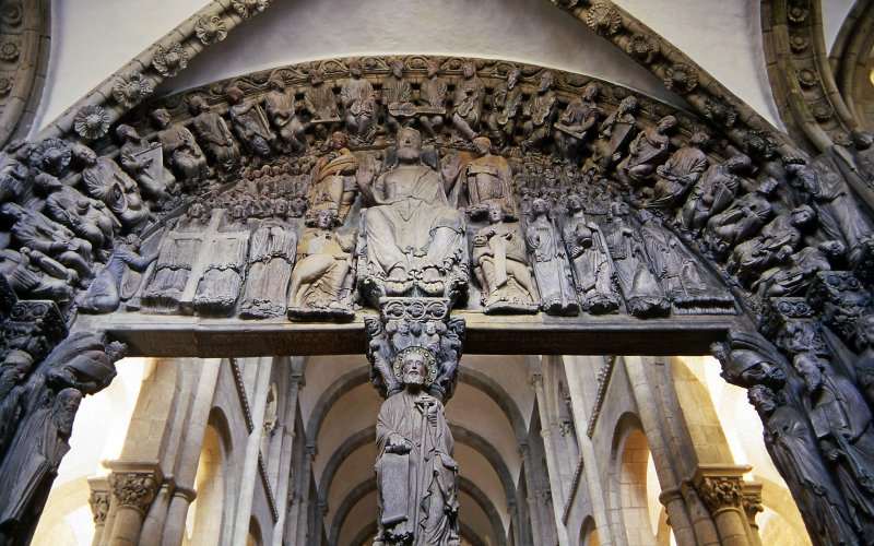 Pórtico de la Gloria de la catedral de Santiago