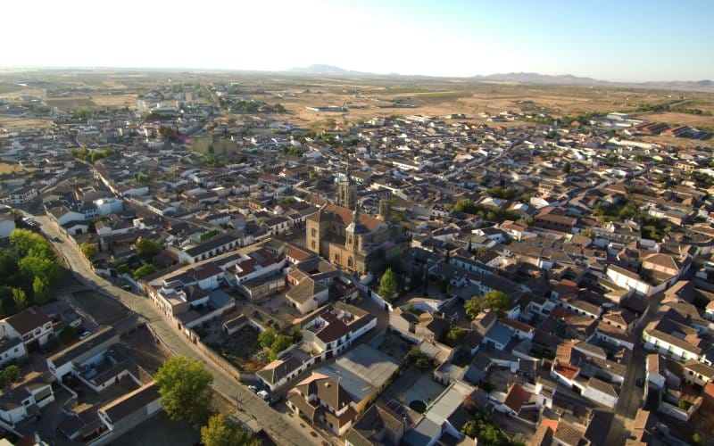 Vista aérea de Orgaz