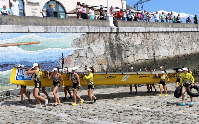 Traineras de Orio