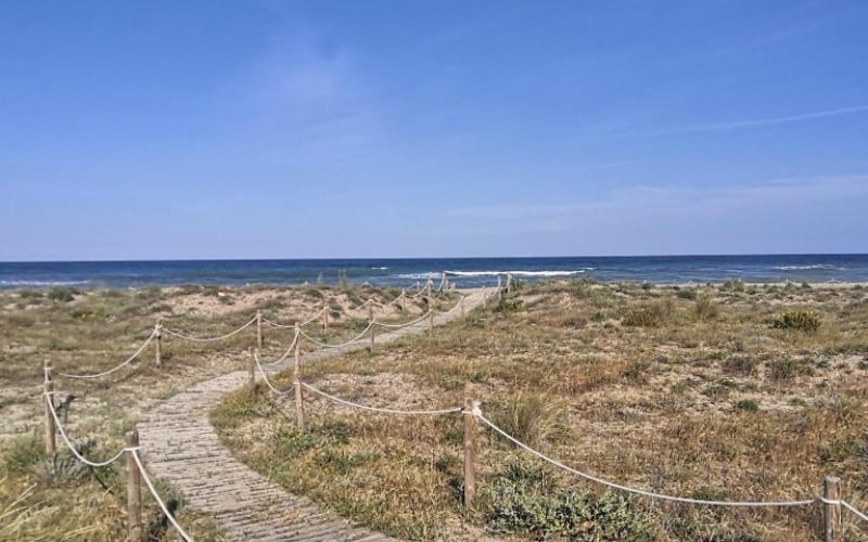 Entorno de los Bungalows Peikert, en Almardá