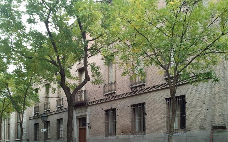 Fachada de la Real Fábrica de Tapices
