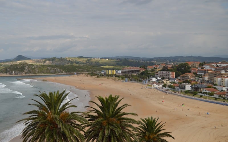 Playa de la Concha, en Suances