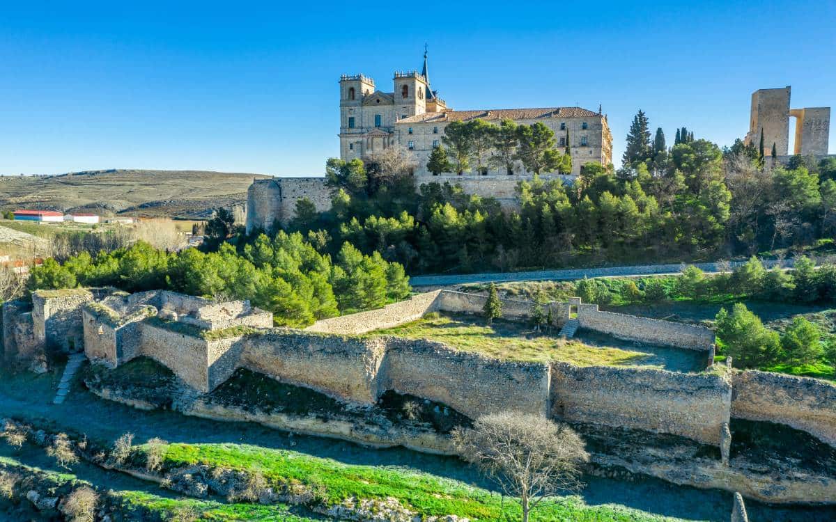 Vista del Castillo de Uclés