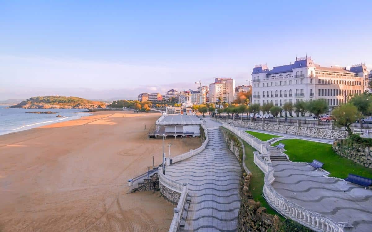 Playa del Sardinero en Santander