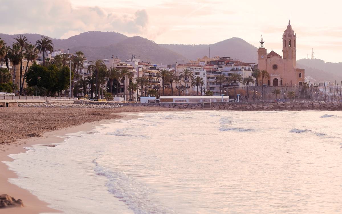 Playa de San Sebastián de Sitges