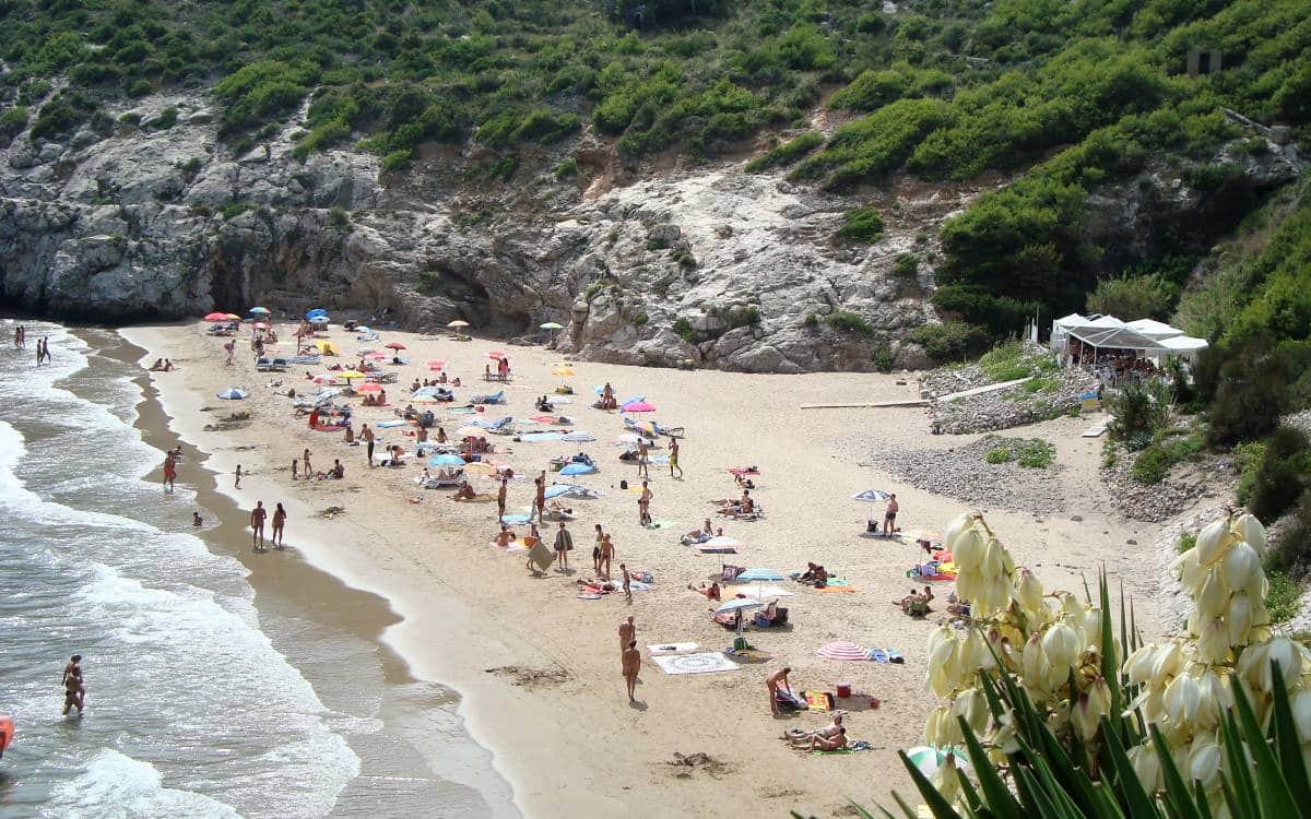 Cala Morisca en Sitges