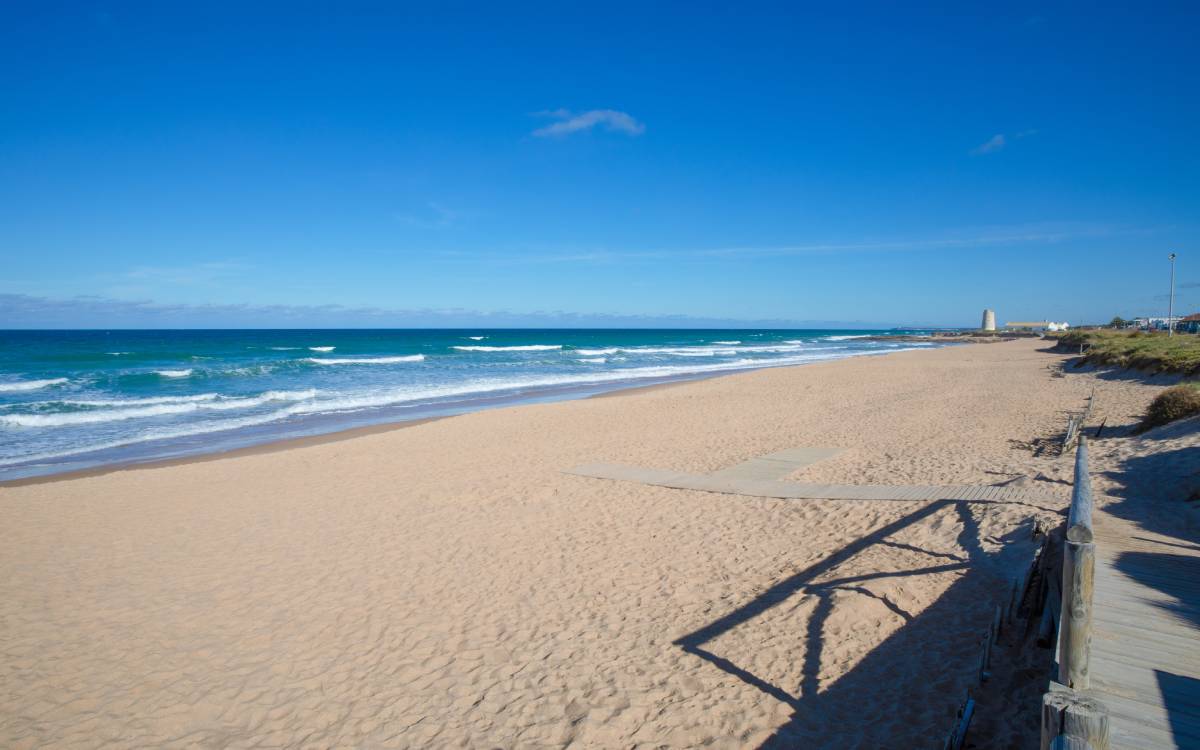 Playa el palmar en Vejer de la Frontera