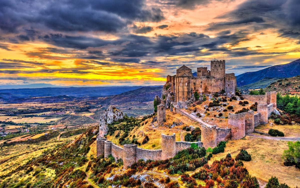 Atardecer en el Castillo de Loarre