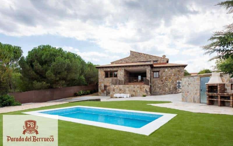 Parada del berrueco, casa rural Madrid con piscina