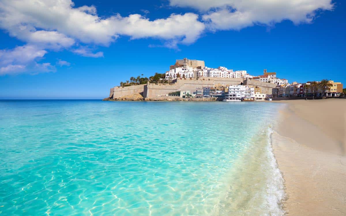 Castillo y playa de Peñíscola