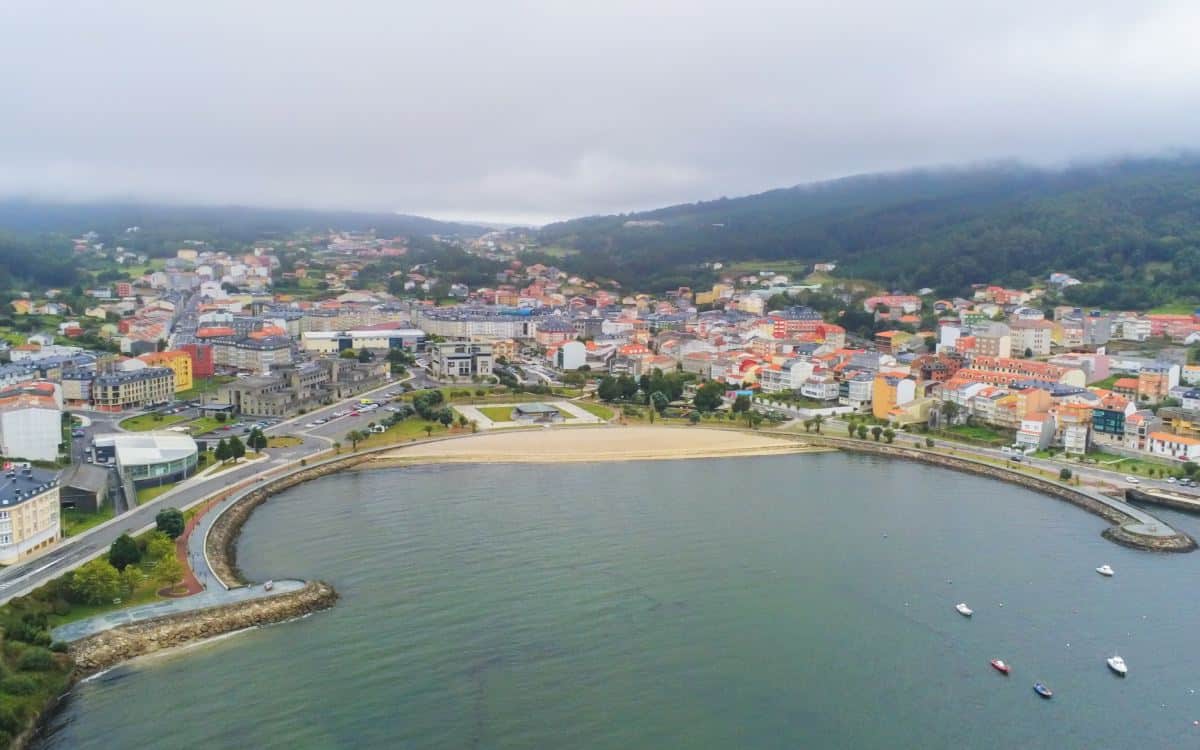 Playa de Corcubión.