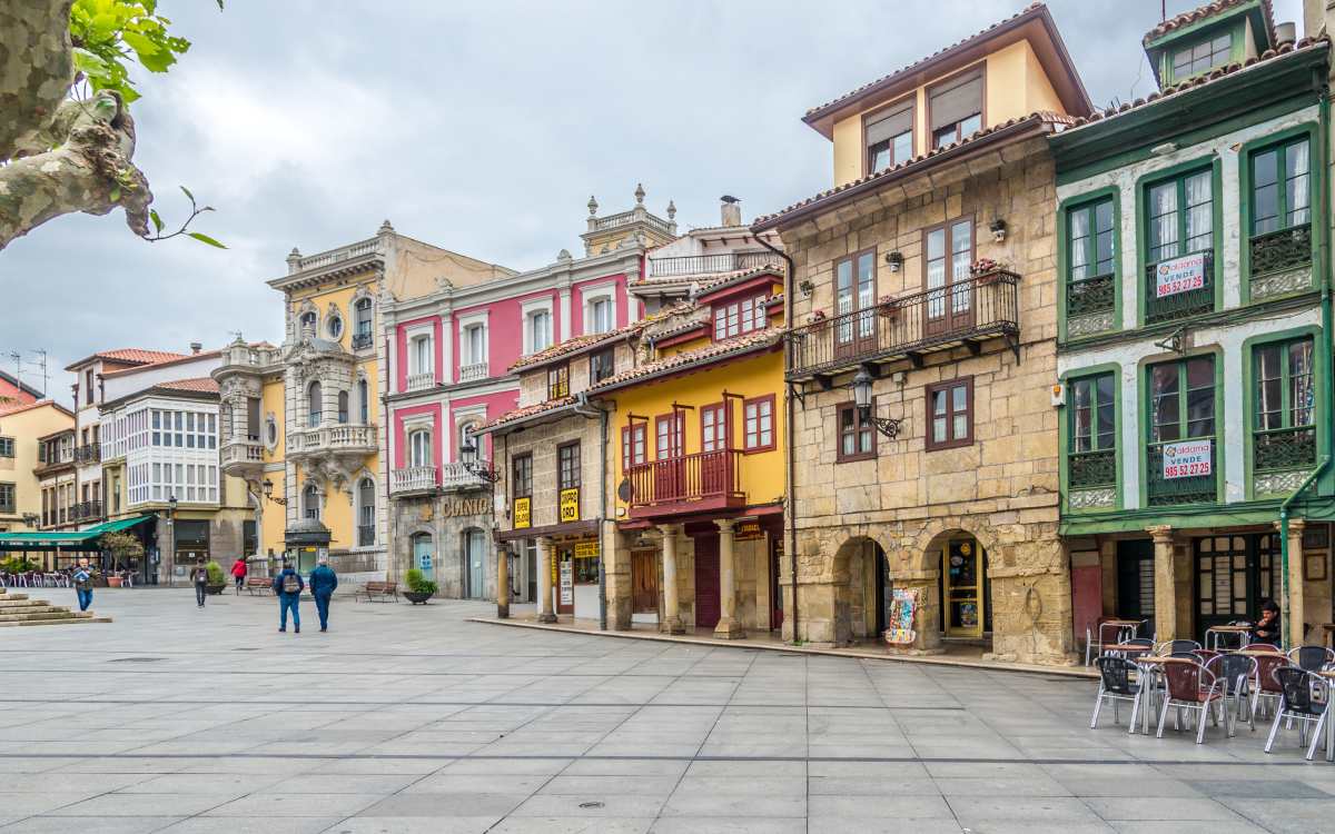 Casco antiguo de Avilés.
