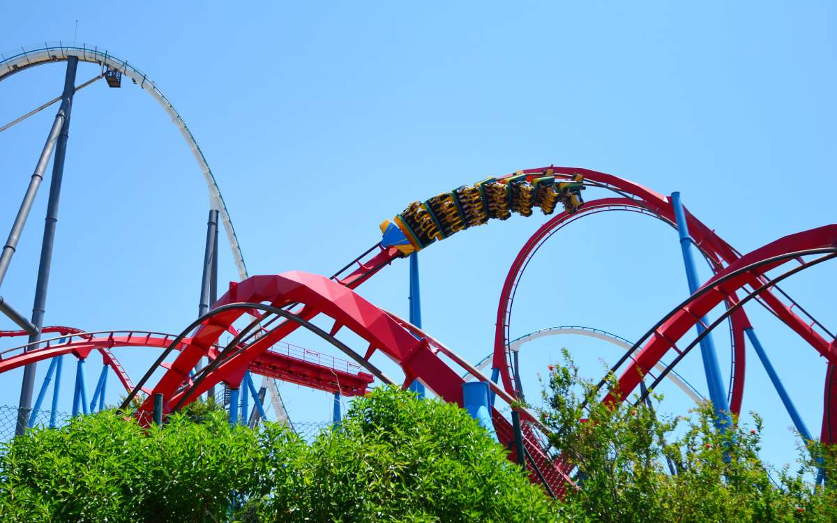 Montañas rusas en PortAventura