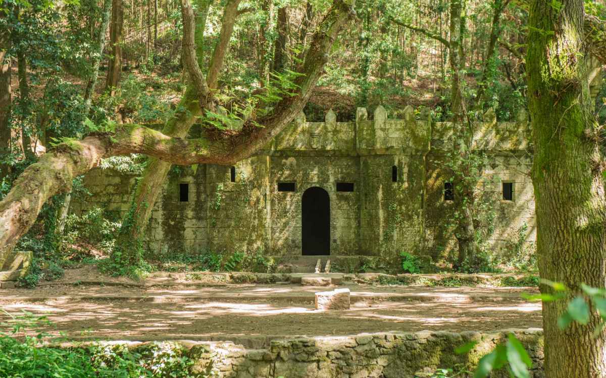 La entrada del castillo