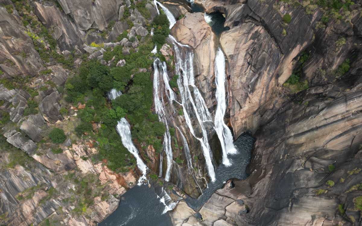 Vista desde las alturas del 'Niágara gallego'