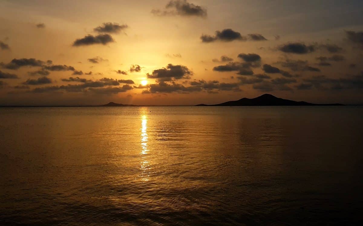 Atardecer en el Mar Menor