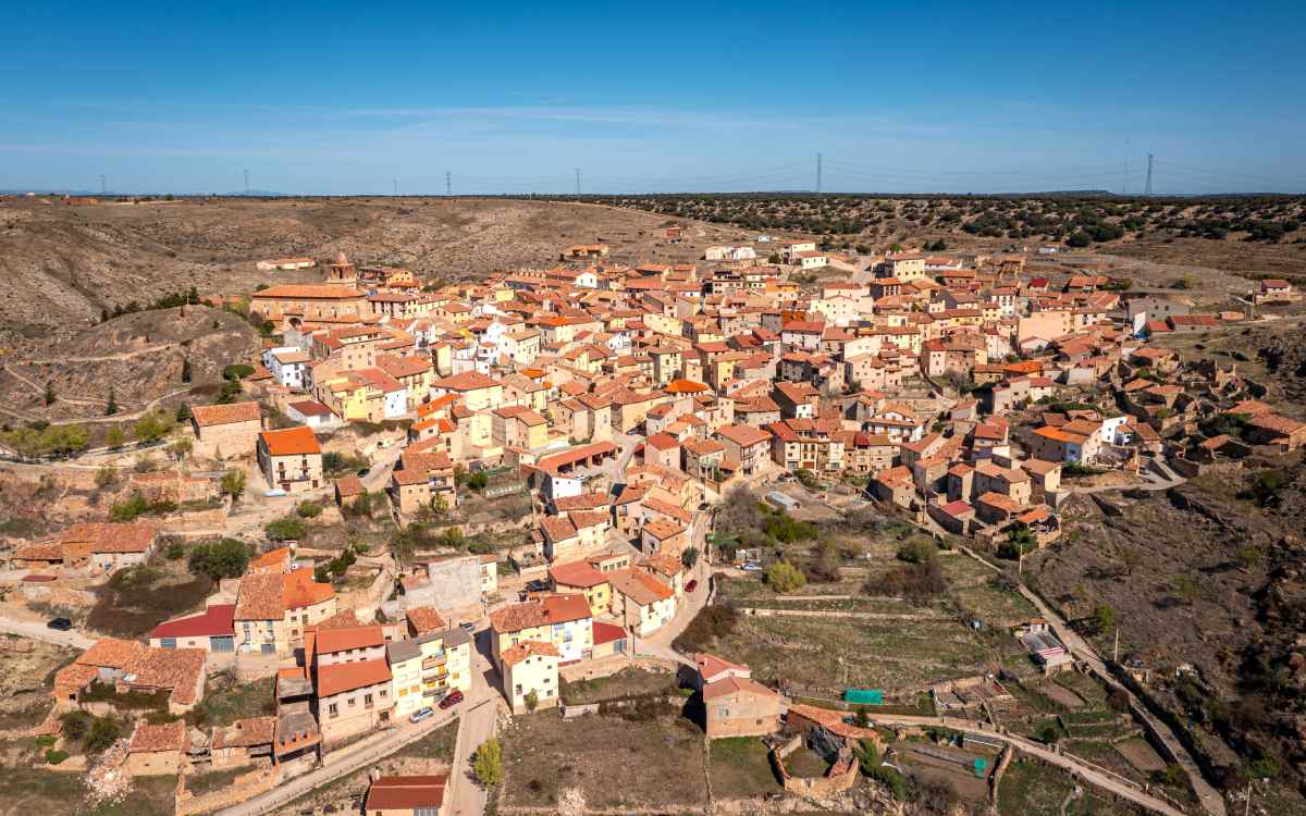 Vista aérea de Ejulve