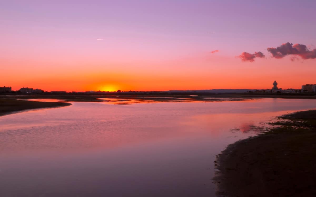 Atardecer en las Marismas de Isla Cristina