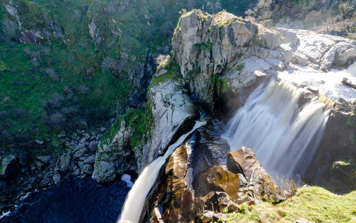 El 'Niágara español' visto desde arriba